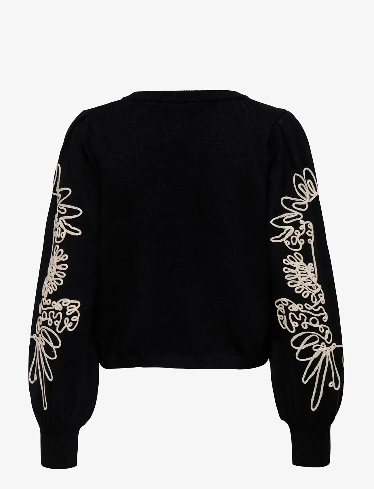 ONLY - ONLMAGNOLIA LS DETAIL PULLOVER KNT - efterårstøj - black - 1