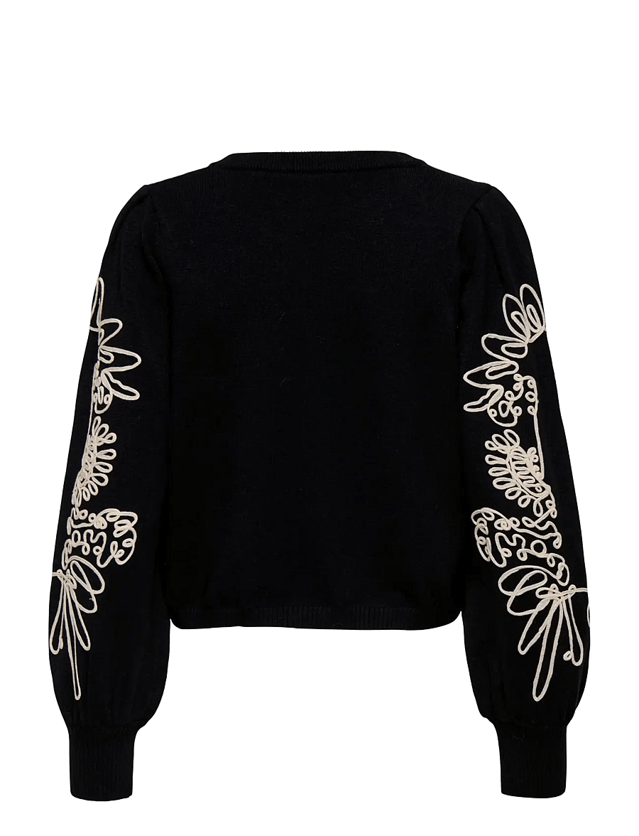 ONLY - ONLMAGNOLIA LS DETAIL PULLOVER KNT - pullover - black - 2