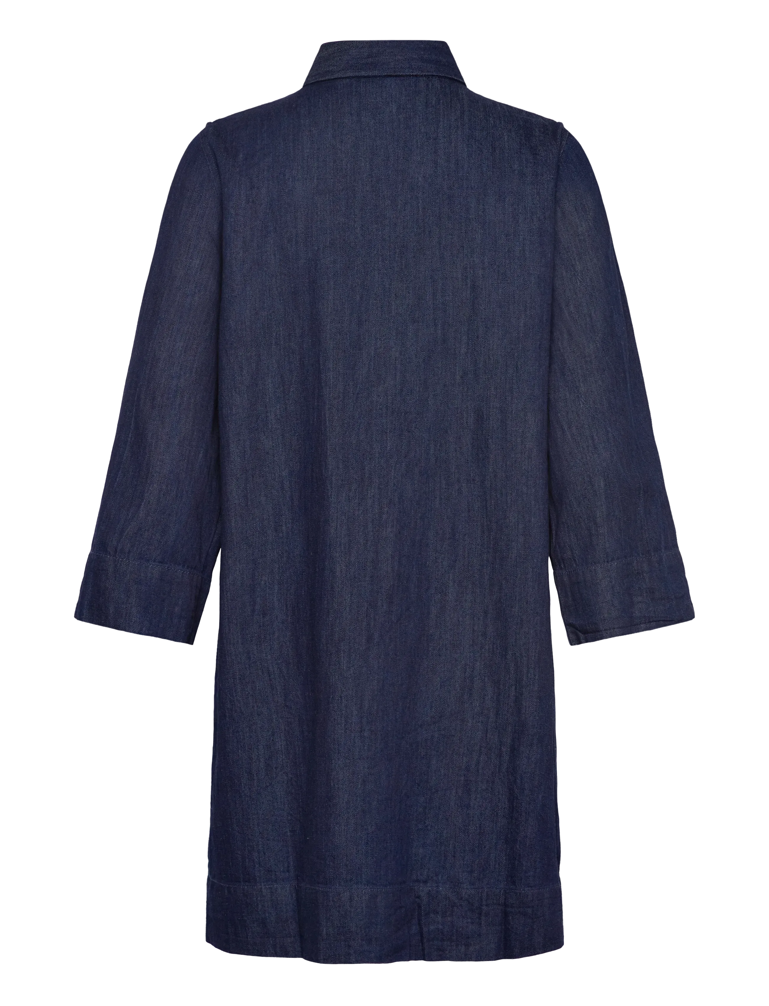 ONLY - ONLAMARI 3/4 SHORT DRESS WVN - overhemdjurken - blue denim - 2
