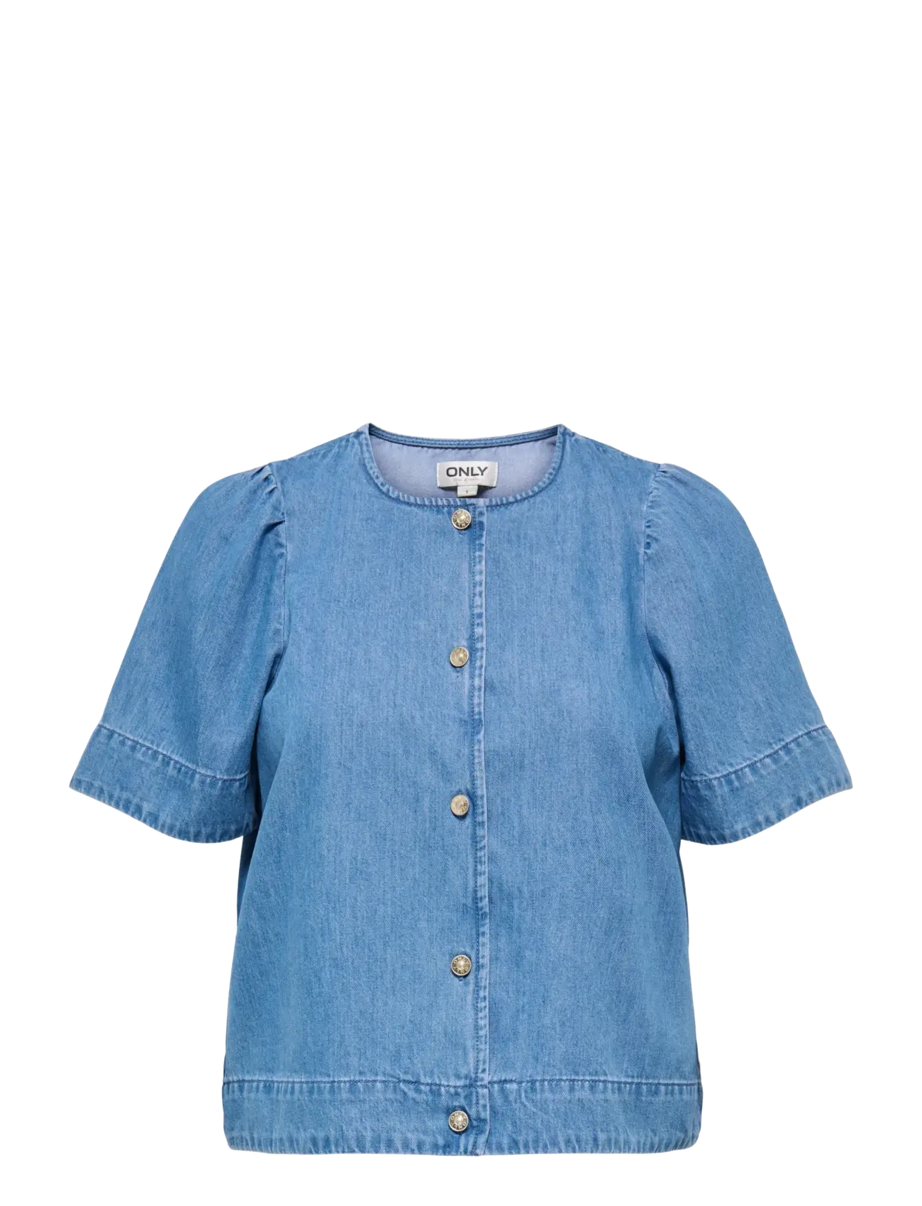 ONLY ONLASTRA SS DNM SHIRT QYT - Pluusid ja särgid - MEDIUM BLUE DENIM / blue