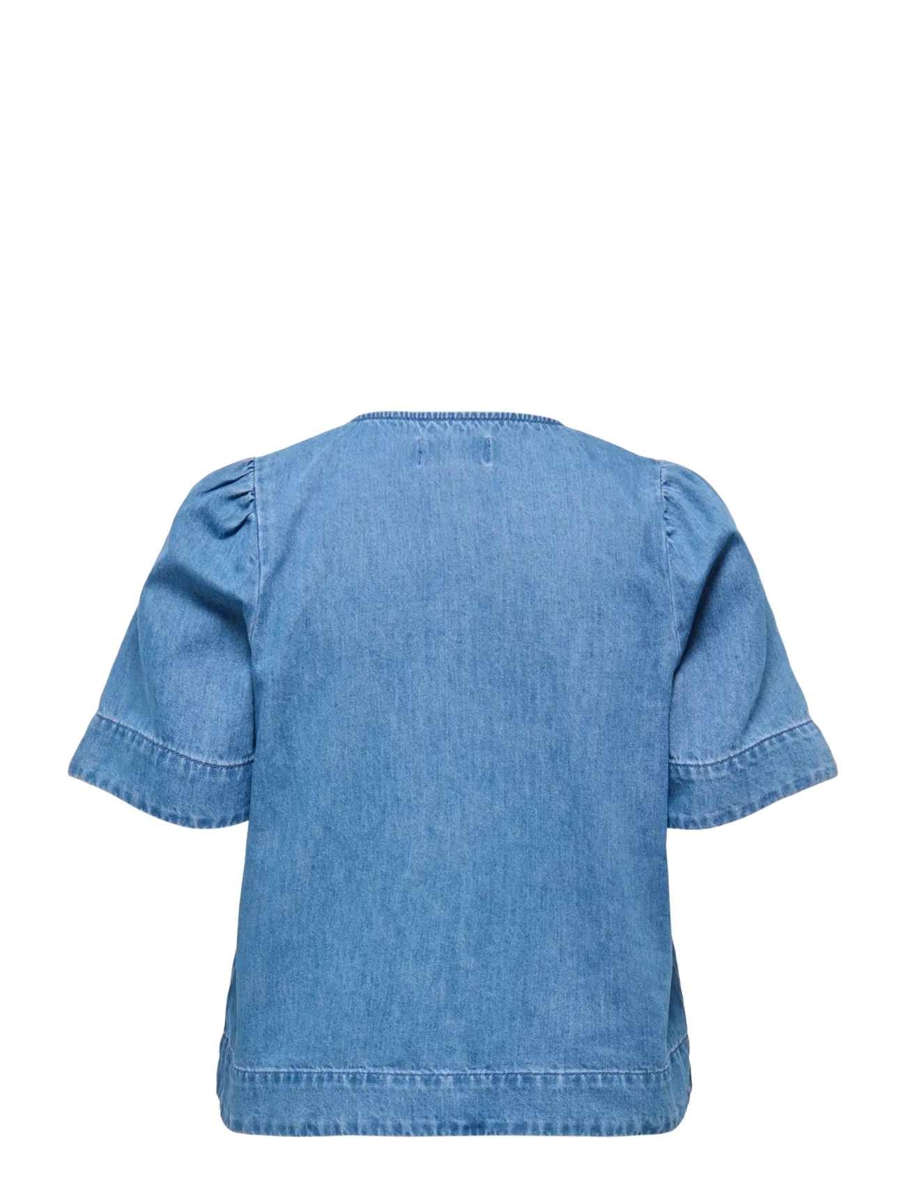 ONLY - ONLASTRA SS DNM SHIRT QYT - denimskjorter - medium blue denim - 2