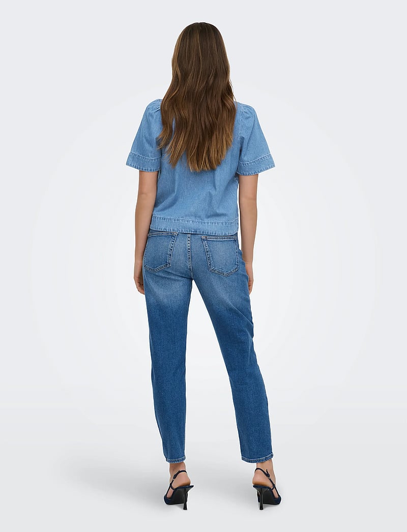 ONLY - ONLASTRA SS DNM SHIRT QYT - jeanshemden - medium blue denim - 3