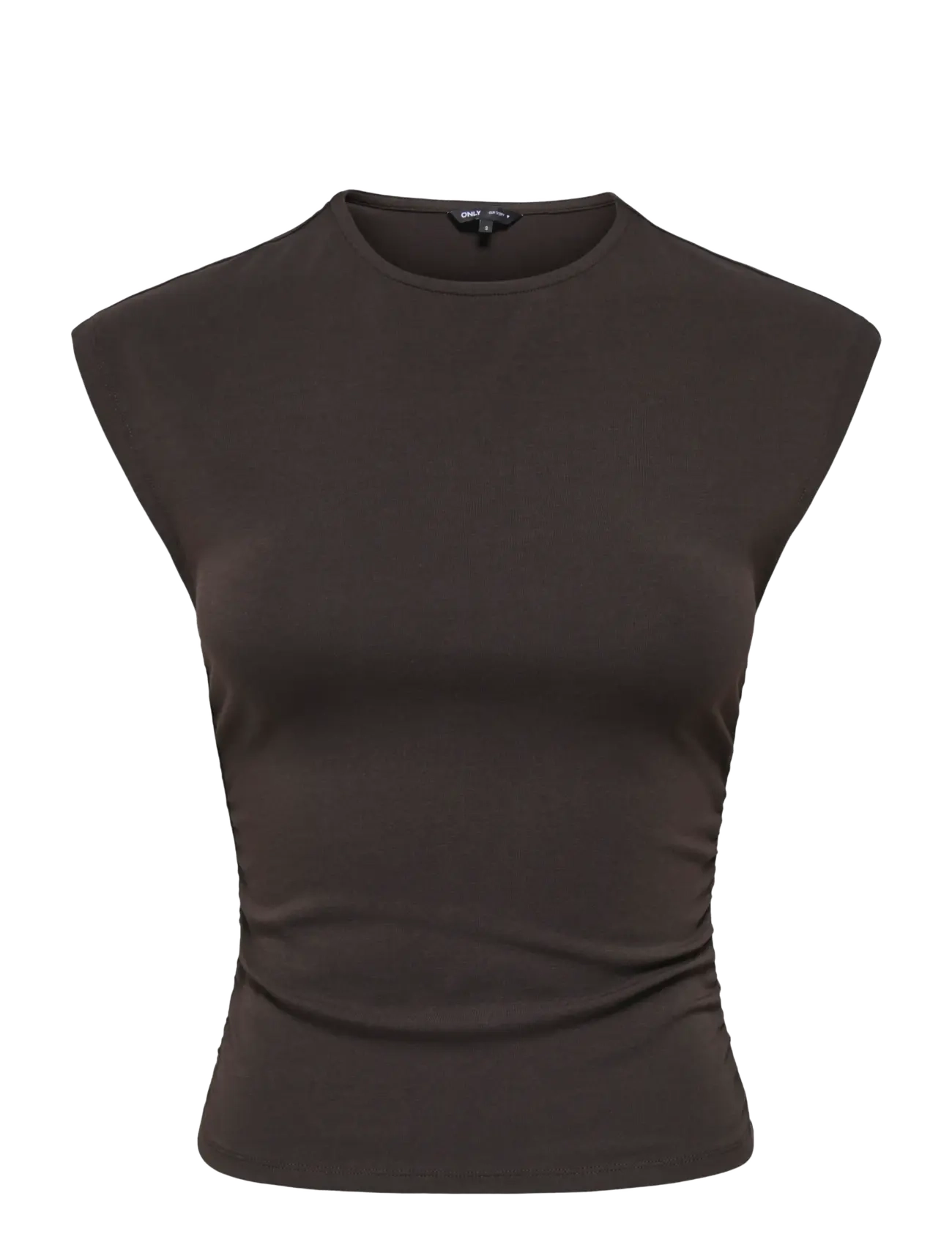 ONLY Onlmira Capsl Ruching Oberteil Jrs Noos Braun - XL - Damen