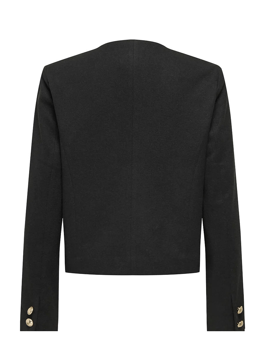 ONLY - ONLMAGGIE CHECK JACKET OTW - korta kavajer - black - 1