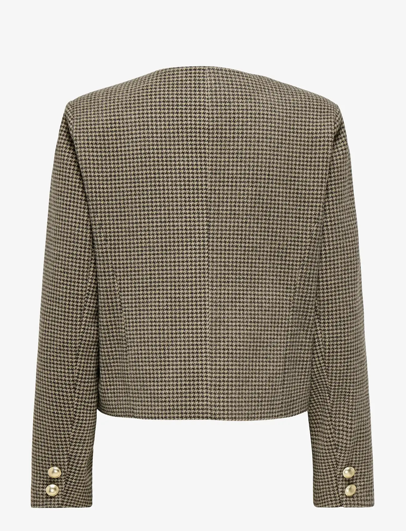 ONLY - ONLMAGGIE CHECK JACKET OTW - laveste priser - silver mink - 1