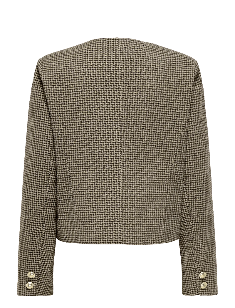 ONLY - ONLMAGGIE CHECK JACKET OTW - korta kavajer - silver mink - 1