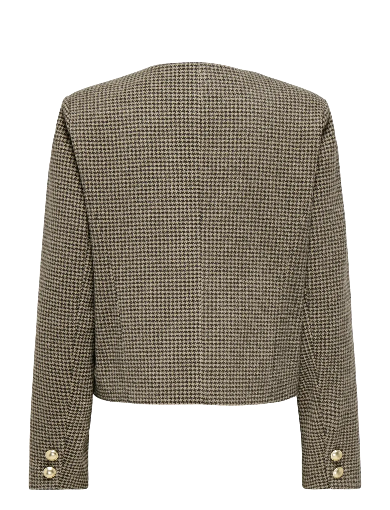 ONLY - ONLMAGGIE CHECK JACKET OTW - festtøj til outletpriser - silver mink - 2