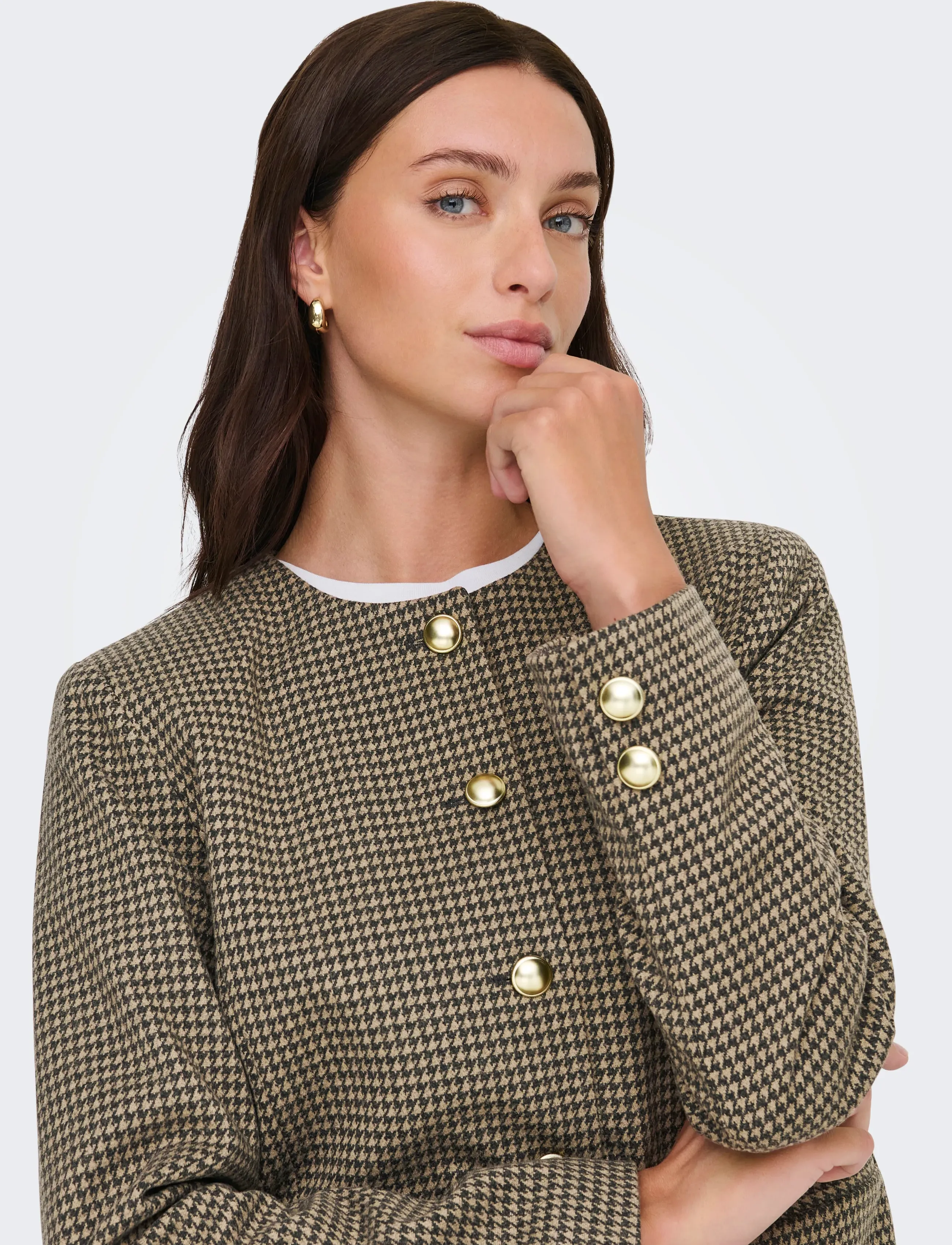 ONLY Onlmaggie Check Jacket Otw kavajer & blazers dam – bild 6