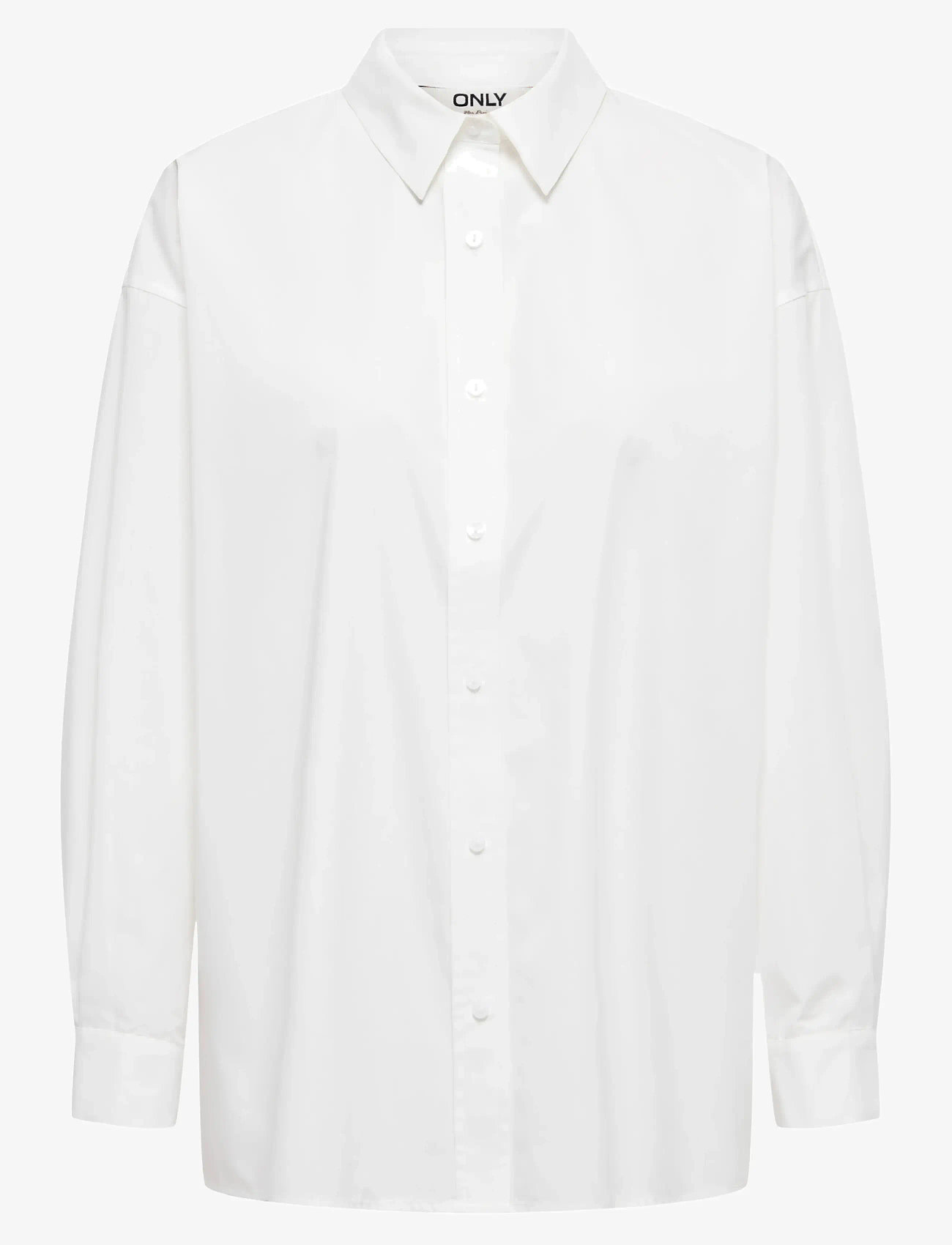 ONLY - ONLLIBBA L/S SHIRT WVN - långärmade skjortor - bright white - 0