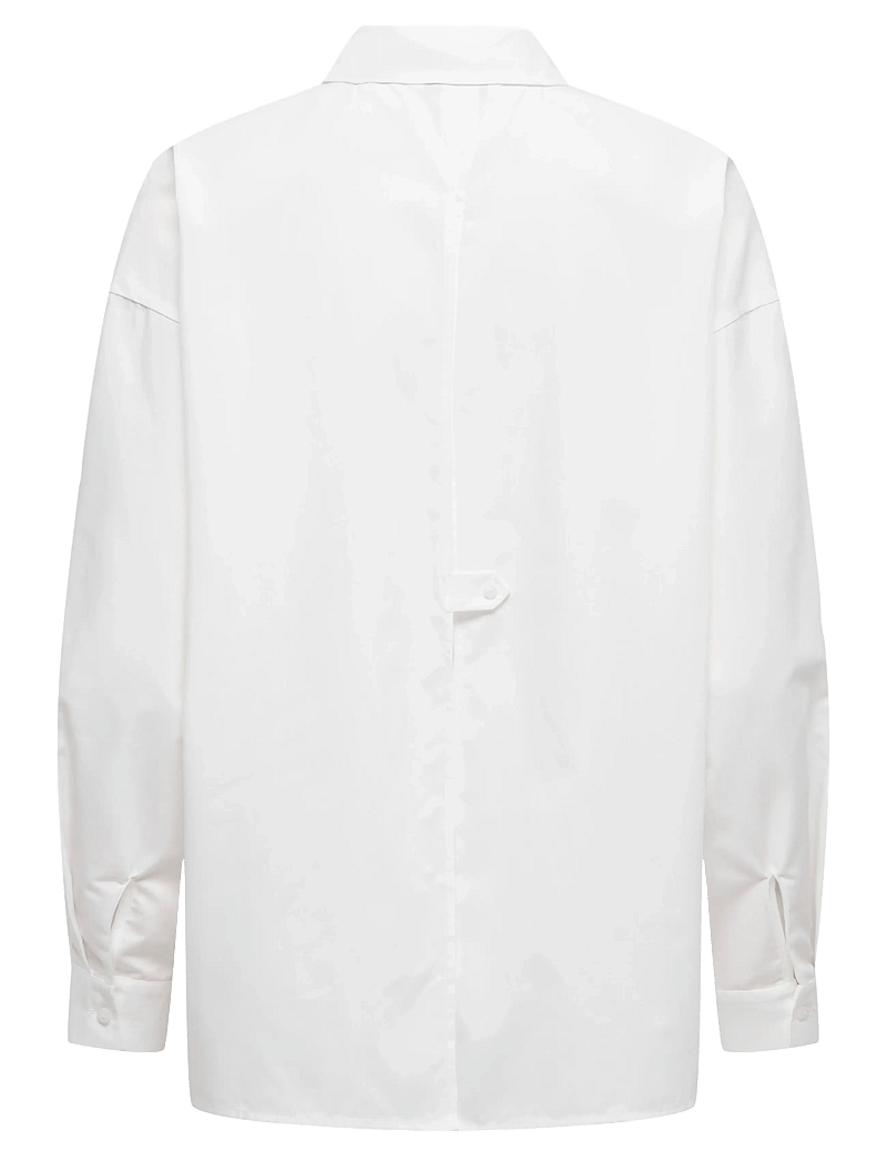 ONLY - ONLLIBBA L/S SHIRT WVN - långärmade skjortor - bright white - 1