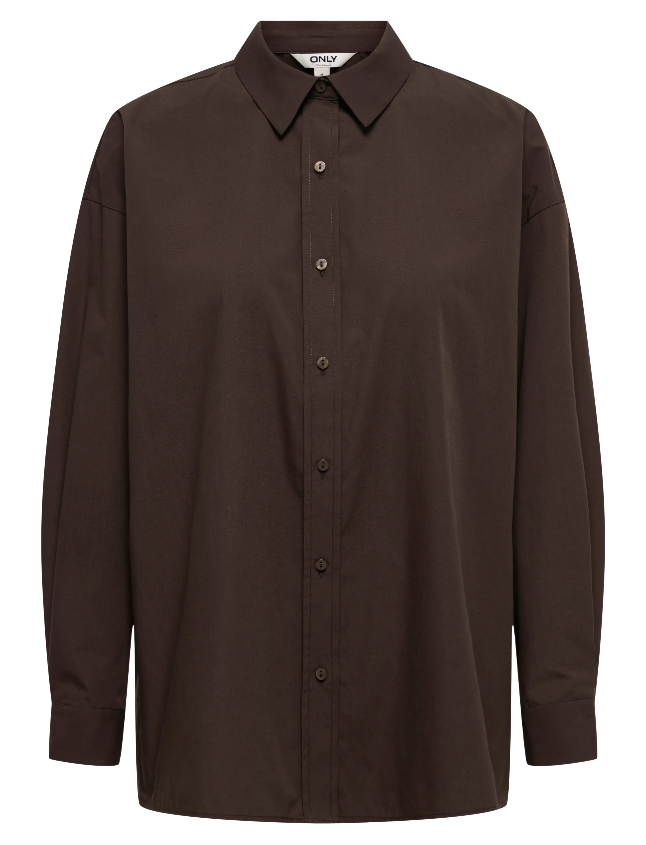 ONLY ONLLIBBA L/S SHIRT WVN - Transitional Layering - COFFEE BEAN / brown