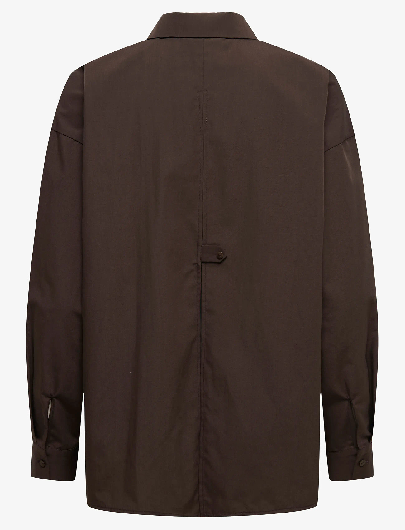 ONLY - ONLLIBBA L/S SHIRT WVN - coffee bean - 2