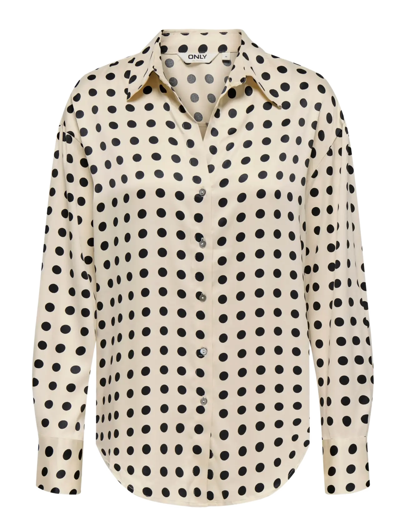 ONLY ONLLYDIA L/S SATIN SHIRT WVN - Langärmlige Hemden - FROSTED ALMOND / cream