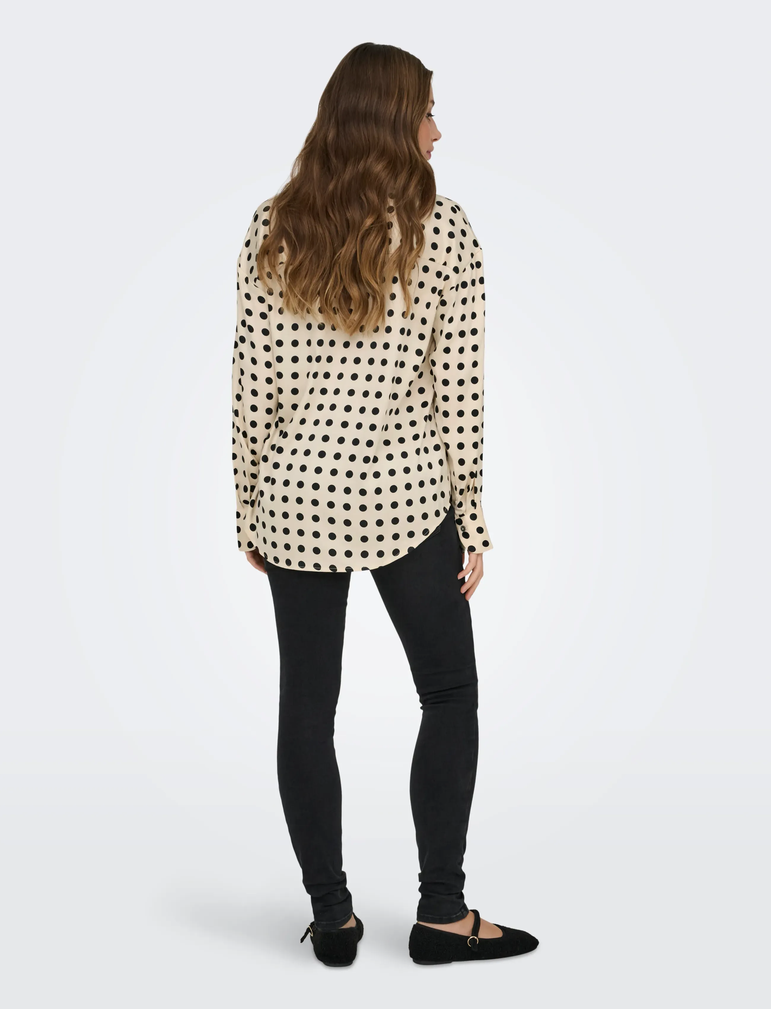 ONLY - ONLLYDIA L/S SATIN SHIRT WVN - pikkade varrukatega särgid - frosted almond - 3