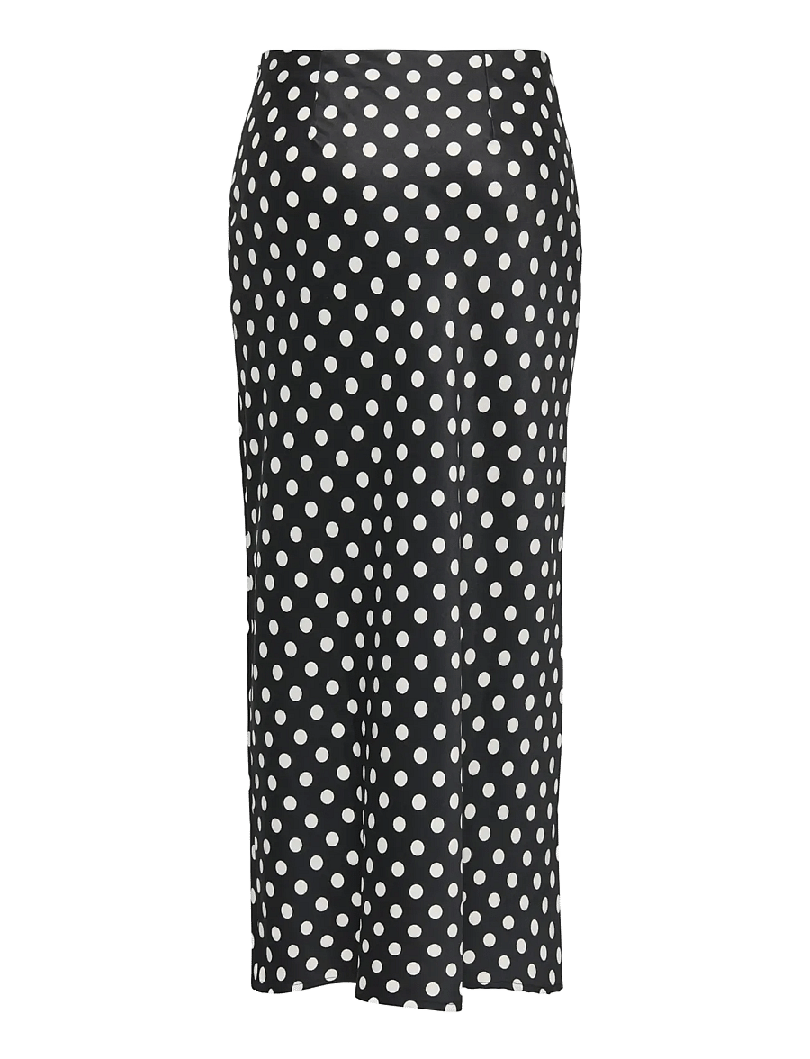 ONLY - ONLLYDIA LONG SATIN SKIRT WVN - black - 2