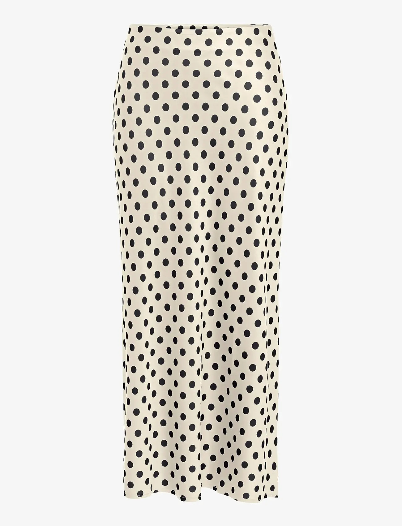 ONLY - ONLLYDIA LONG SATIN SKIRT WVN - satinröcke - frosted almond - 0