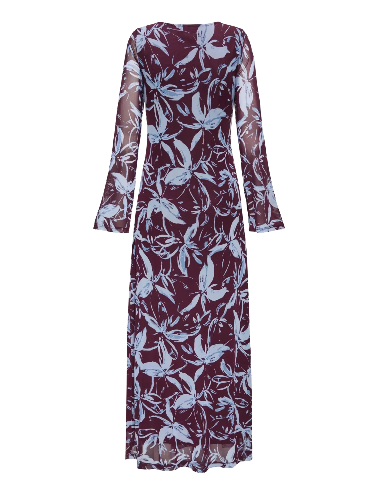 ONLY - ONLCYRIL MESH L/S ANKEL DRESS WVN - abendkleider - port royale - 2