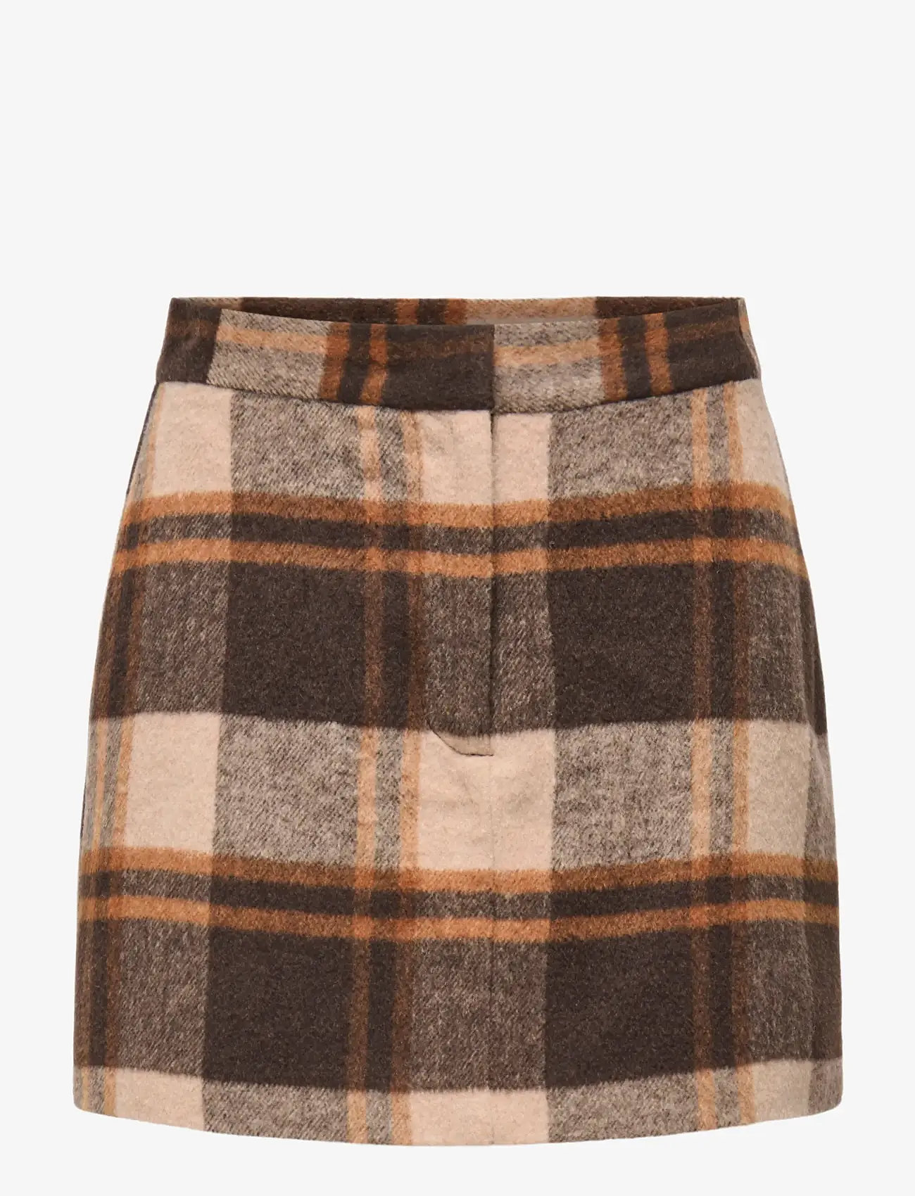 ONLY - ONLIMMY LIFE CHECK SKIRT OTW - korte nederdele - silver mink - 0