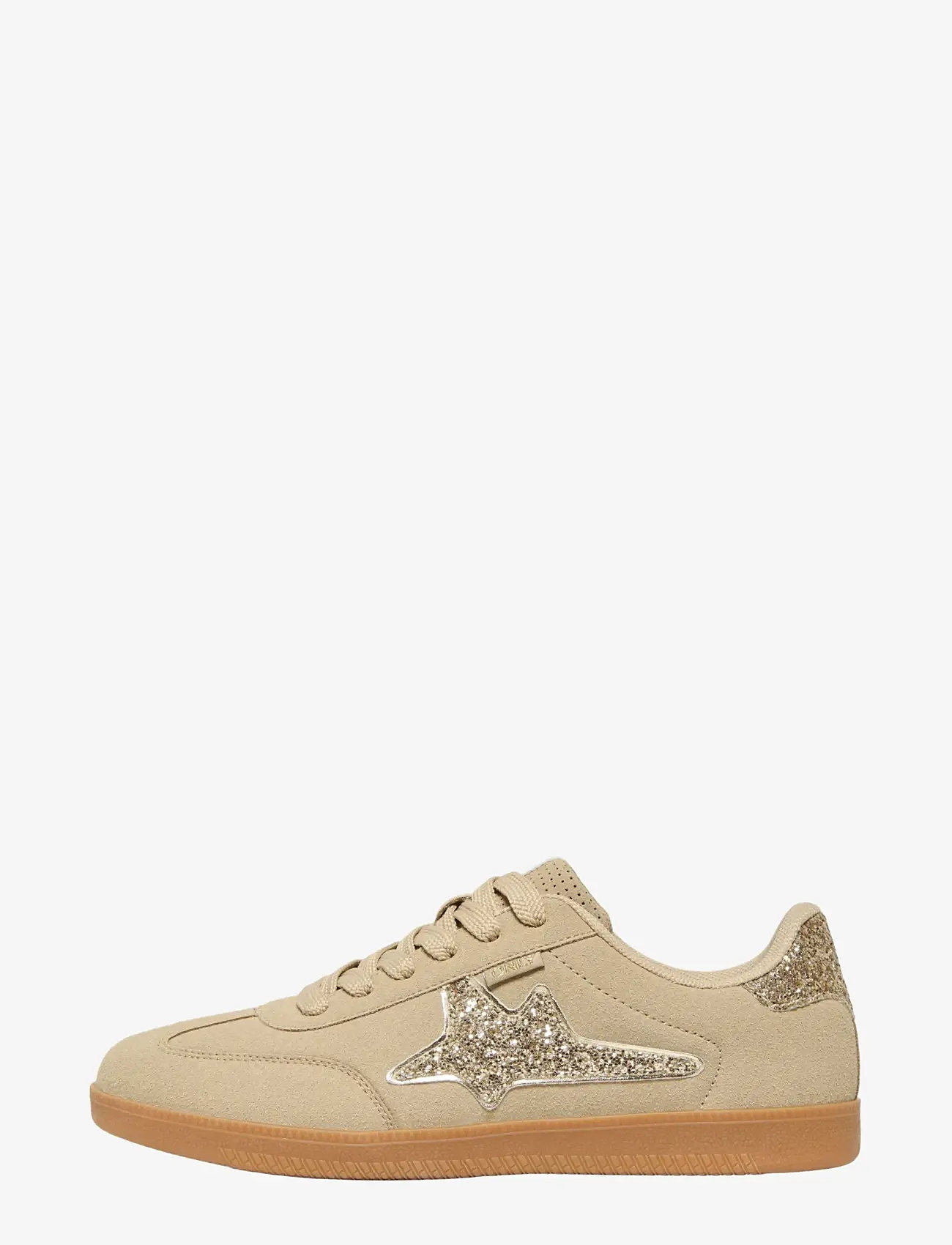 ONLY - ONLSANDRA SIDE GLITTER SNEAKER - låga sneakers - beige - 1