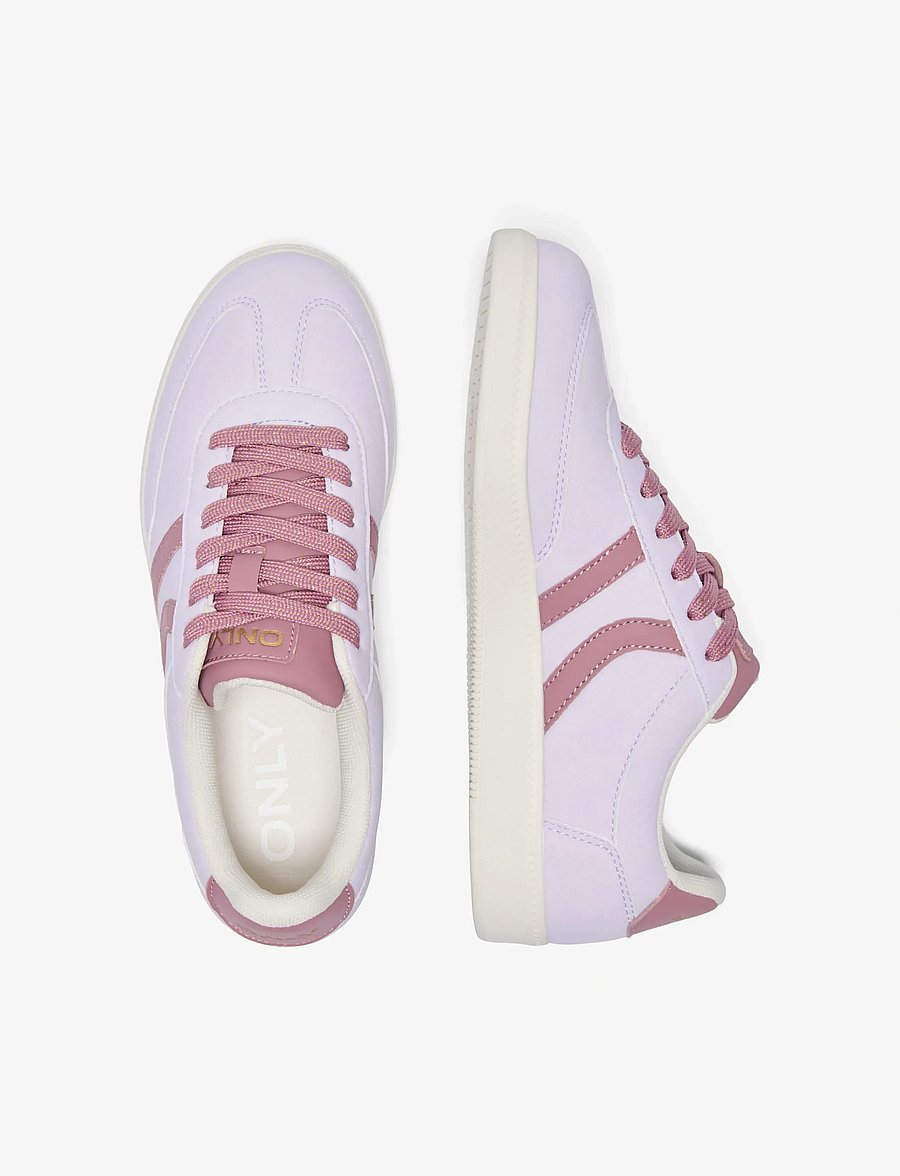ONLY - ONLLYDIE PU SNEAKER - niedrige sneaker - pale lilac - 0
