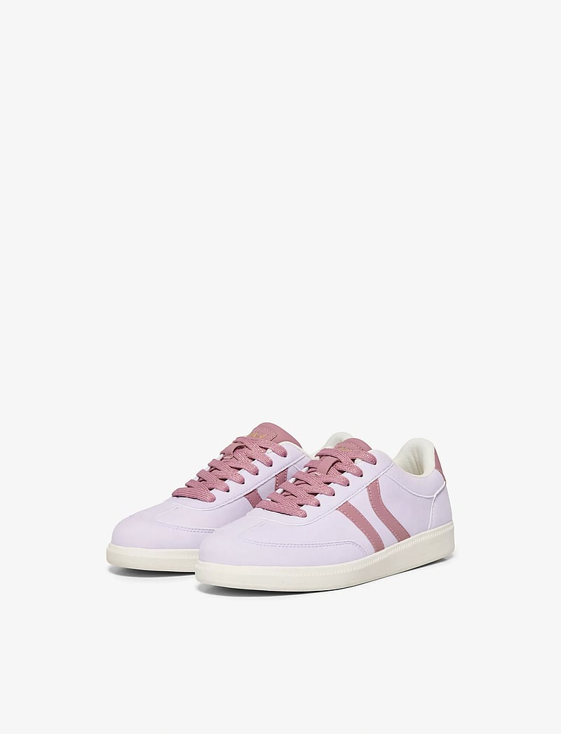 ONLY - ONLLYDIE PU SNEAKER - niedrige sneakers - pale lilac - 4
