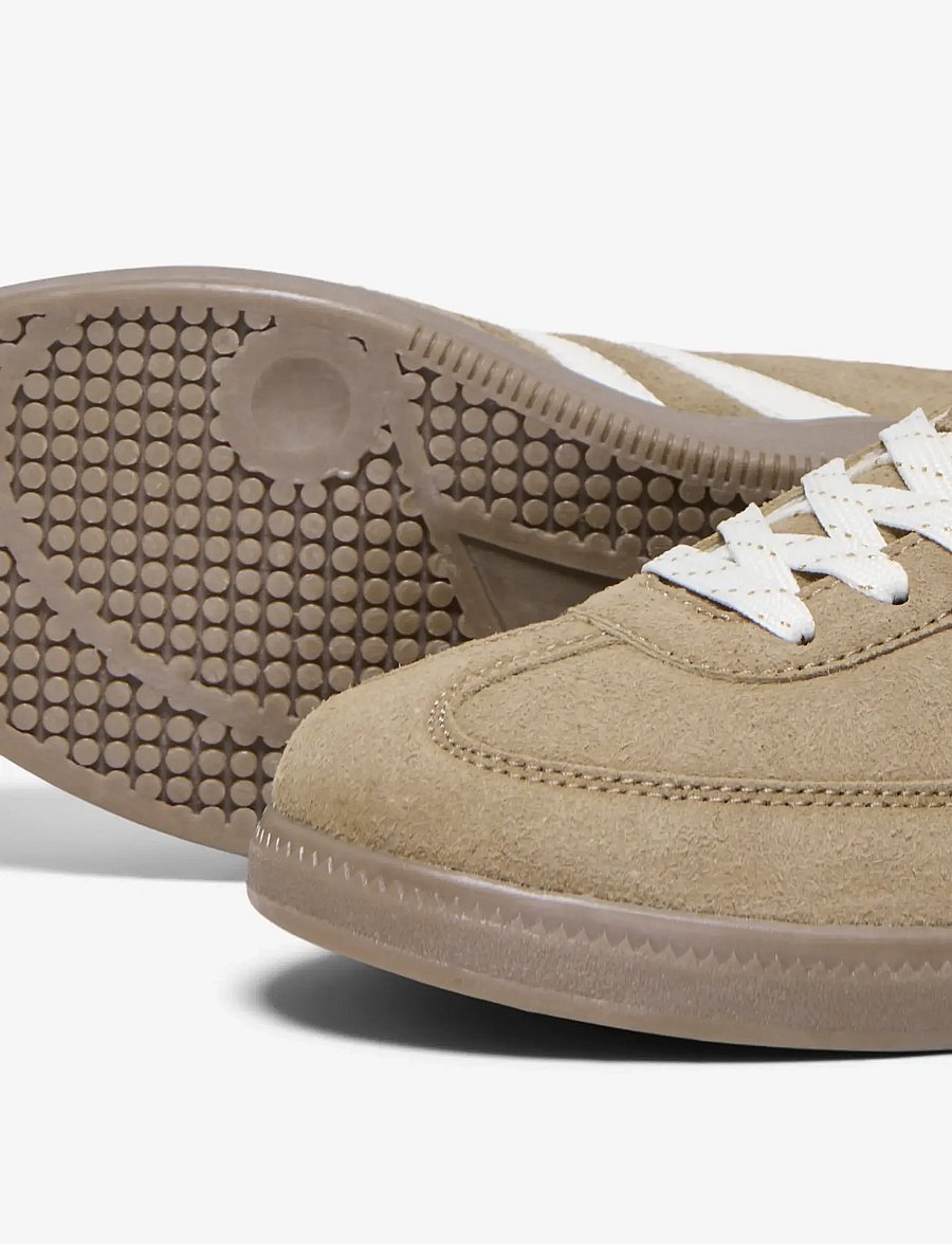 ONLY - ONLLYDIE PU SNEAKER - niedrige sneaker - taupe gray - 4