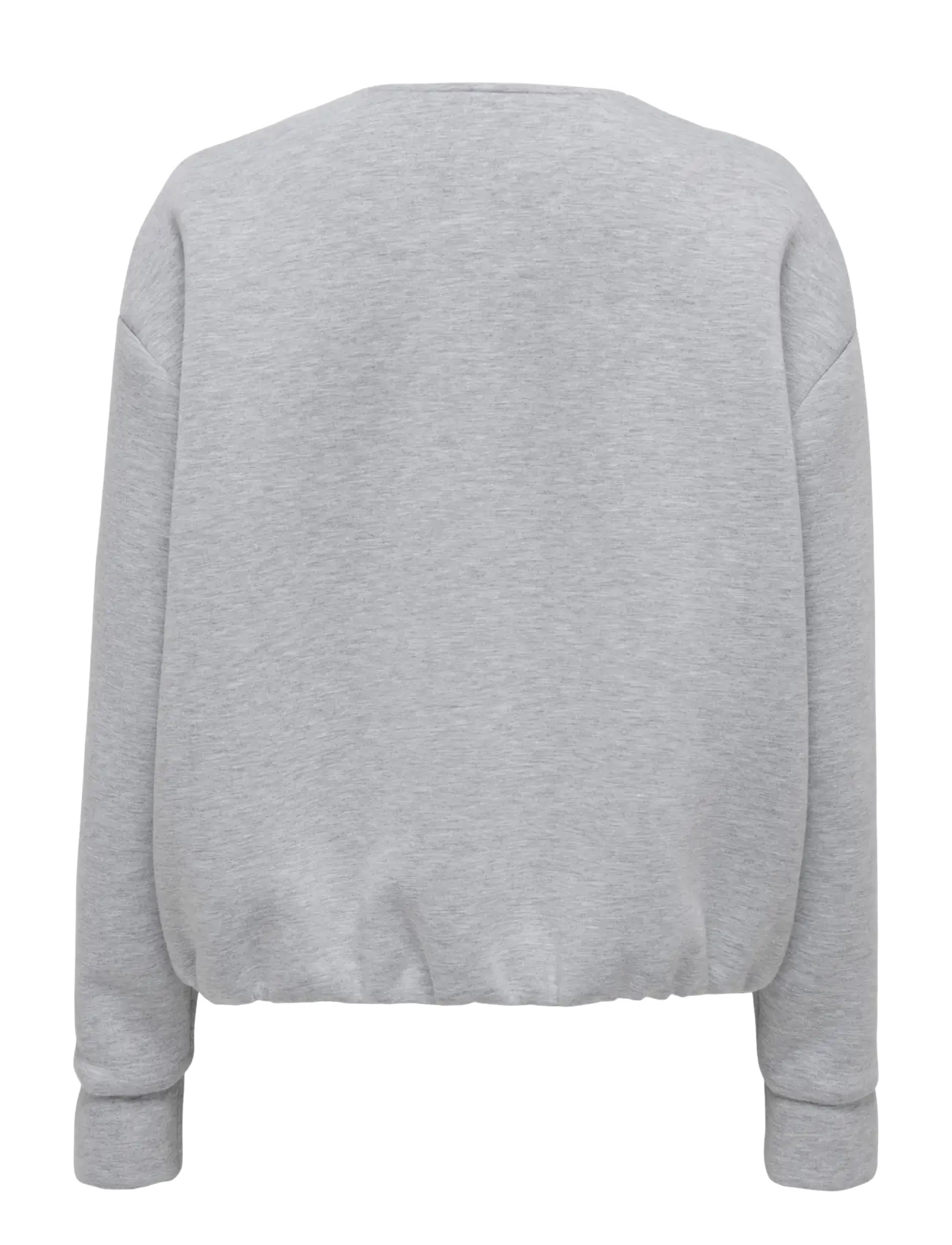 ONLY - ONLJUDITH LIFE O-NECK SCUBA JACKET OTW - vårjakker - medium grey melange - 2
