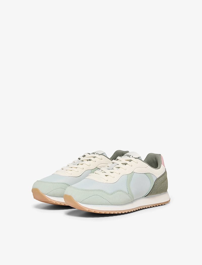 ONLY - ONLBRENNA NYLON SNEAKER - låga sneakers - aqua gray - 3