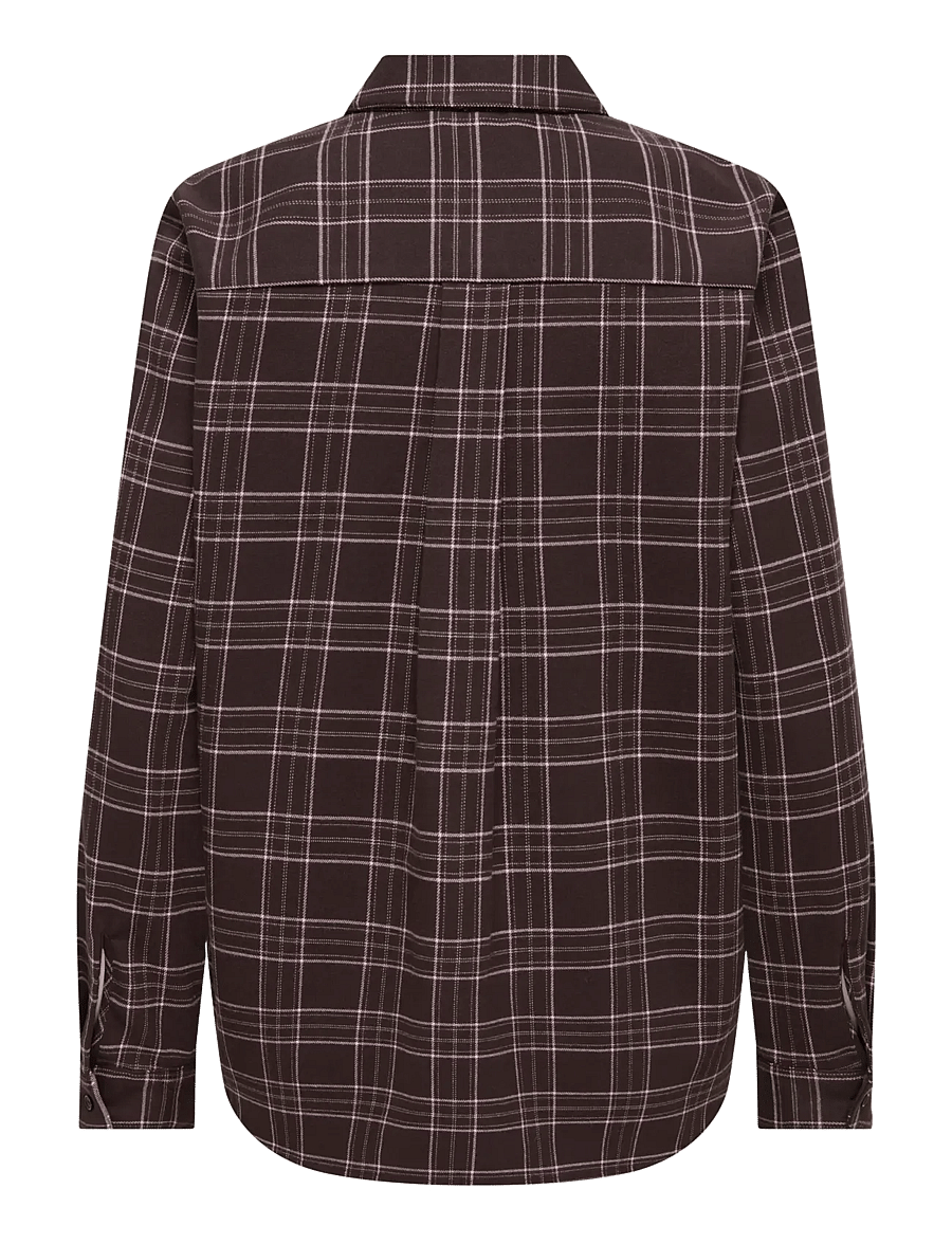 ONLY - ONLWREN CHECK SHIRT WVN - langärmlige hemden - black - 2