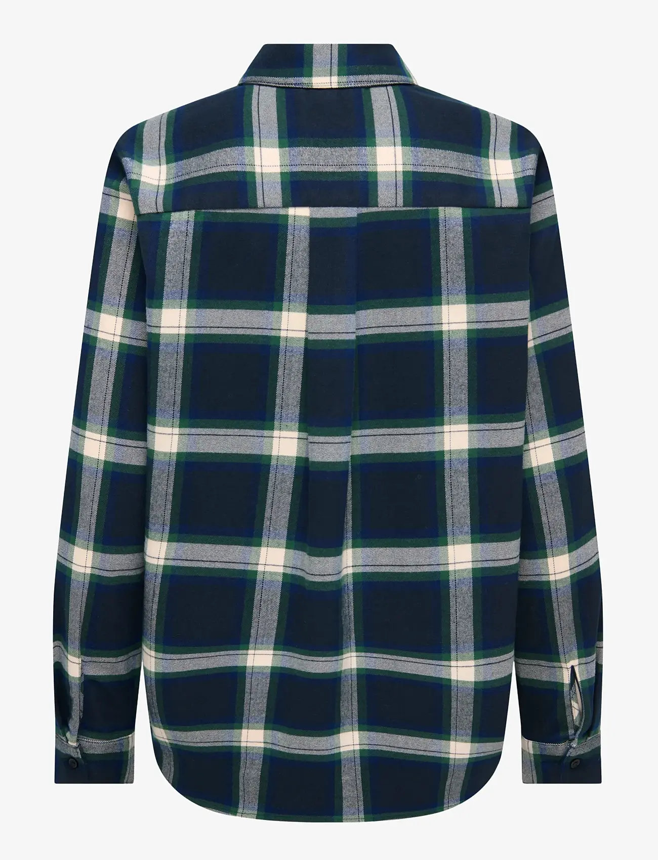 ONLY - ONLWREN CHECK SHIRT WVN - långärmade skjortor - night sky - 2