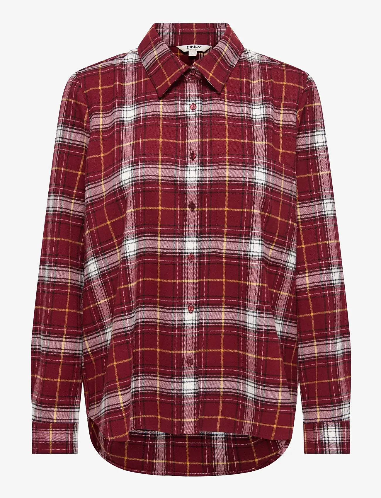 ONLY - ONLWREN CHECK SHIRT WVN - marškiniai ilgomis rankovėmis - syrah - 1