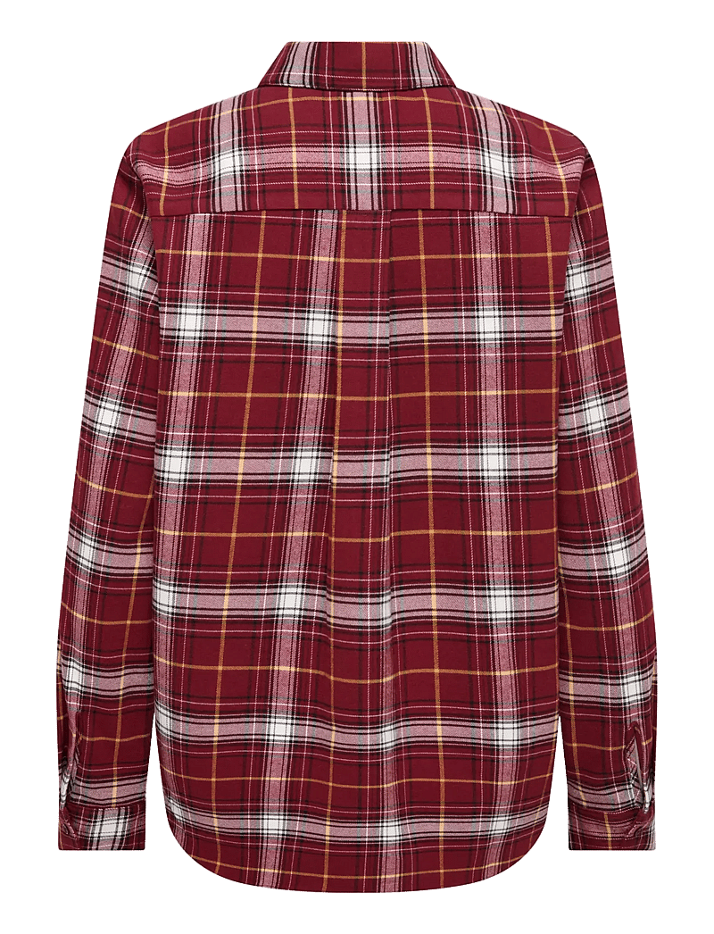ONLY - ONLWREN CHECK SHIRT WVN - marškiniai ilgomis rankovėmis - syrah - 2