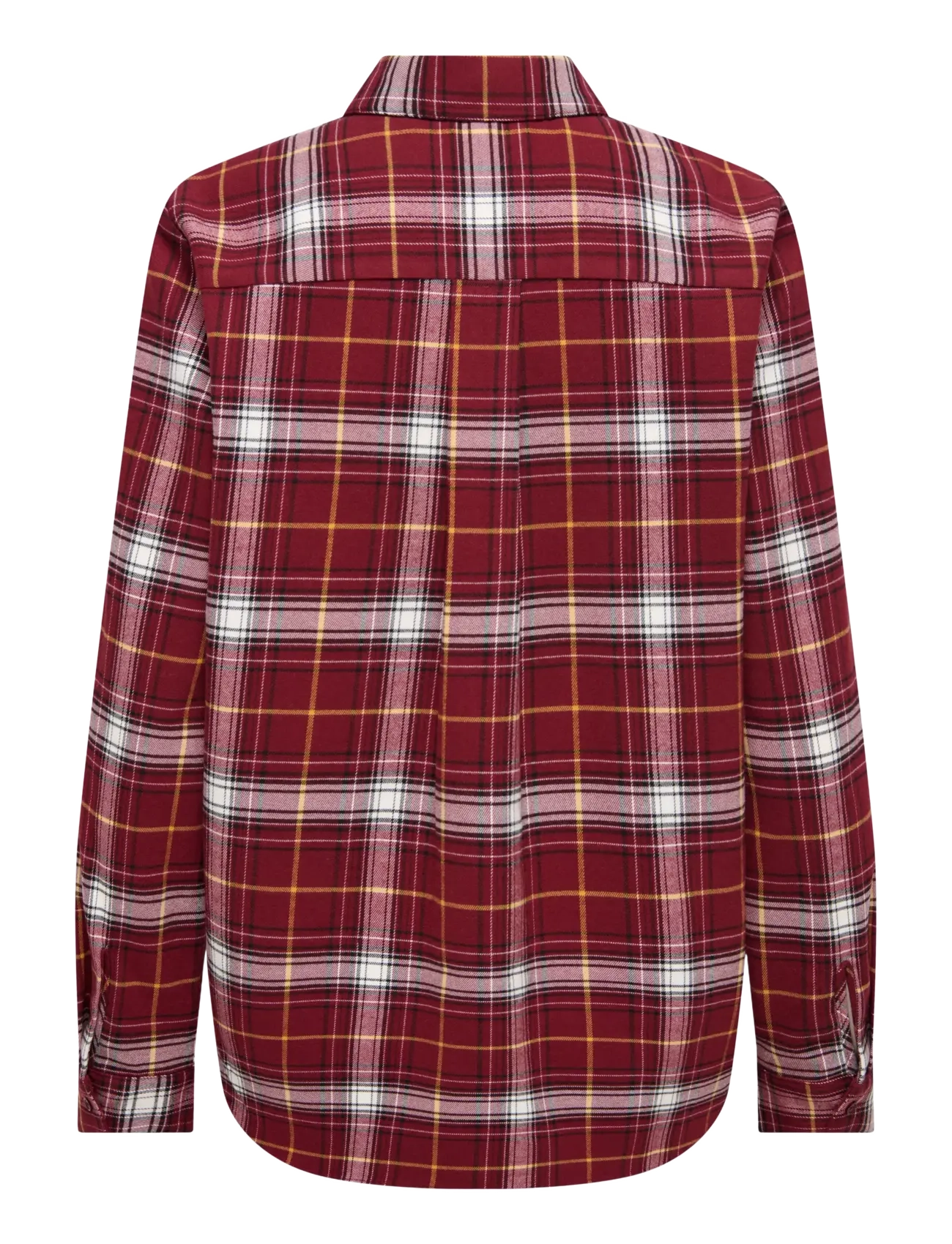 ONLY - ONLWREN CHECK SHIRT WVN - langärmlige hemden - syrah - 2