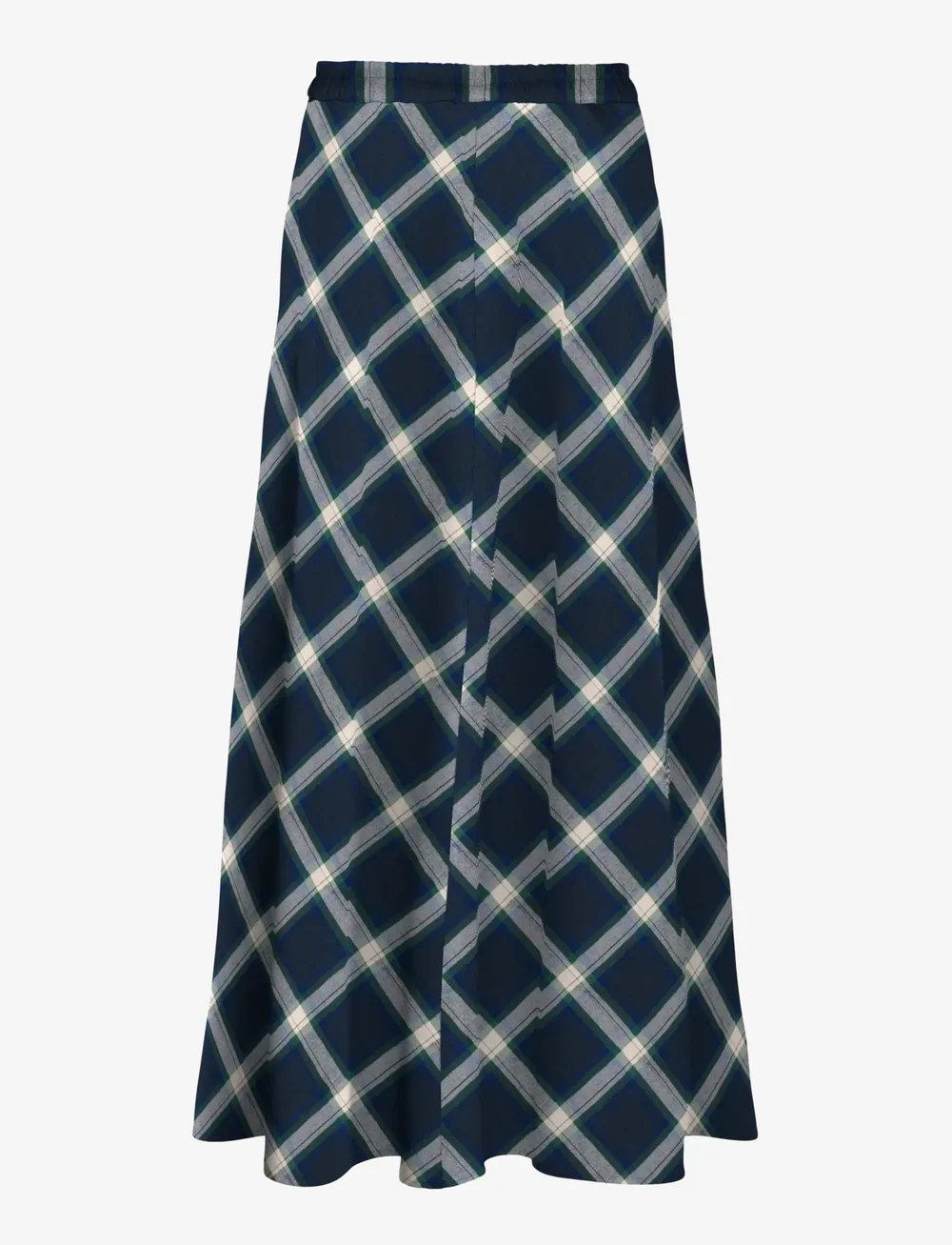 ONLY - ONLWREN CHECK LONG SKIRT WVN - maxi röcke - night sky - 1