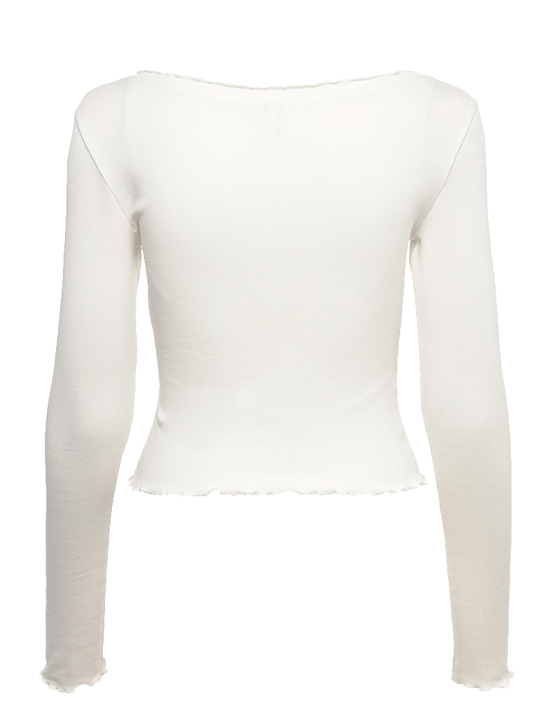 ONLY - ONLLAILA L/S BUTTON TOP MIX BOX JRS NOOS - nabapluusid - cloud dancer - 1