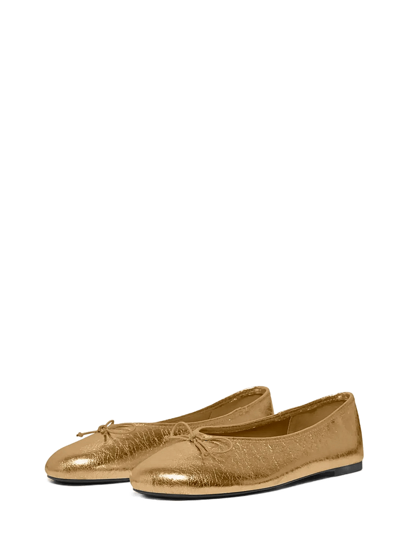 ONLY - ONLADRIANA-1 BASIC PU BALLERINA - besondere anlässe - gold colour - 1