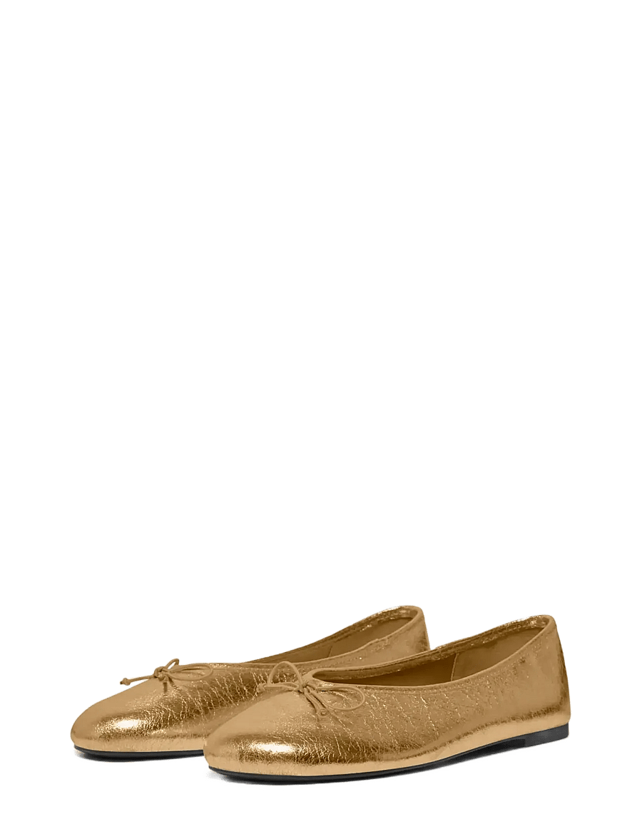 ONLY - ONLADRIANA-1 BASIC PU BALLERINA - besondere anlässe - gold colour - 1