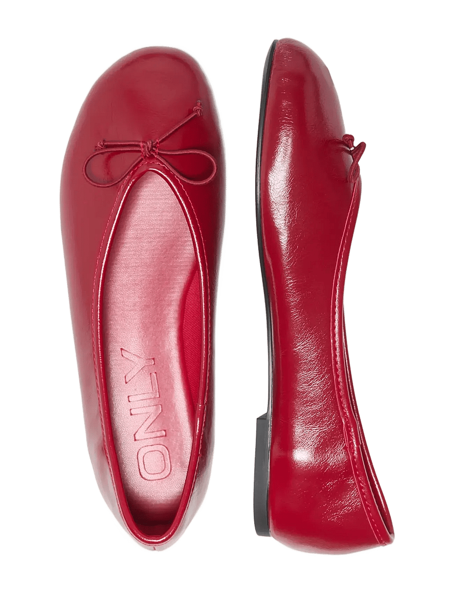 ONLY - ONLADRIANA-1 BASIC PU BALLERINA - besondere anlässe - tomato puree - 0