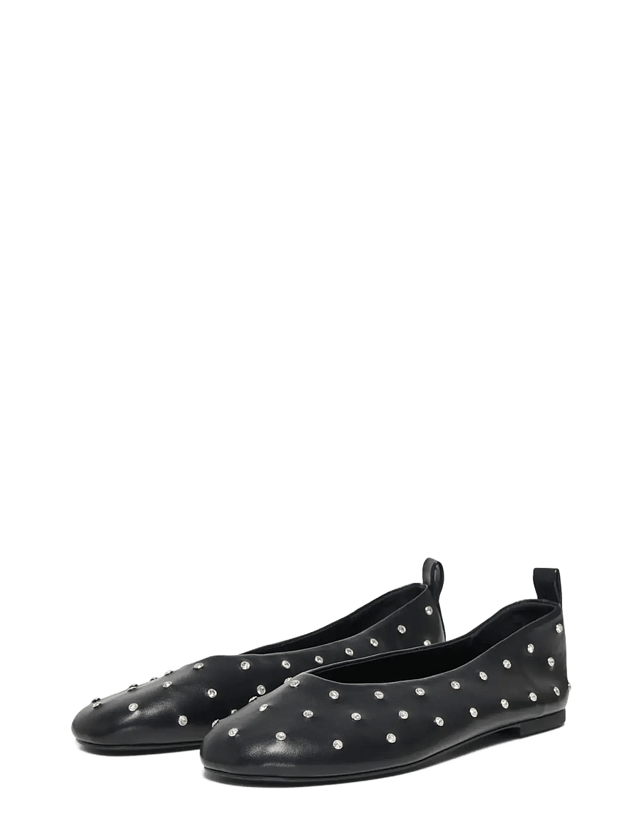 ONLY - ONLADRIANA-2 STUDS PU BALLERINA - besondere anlässe - black - 2