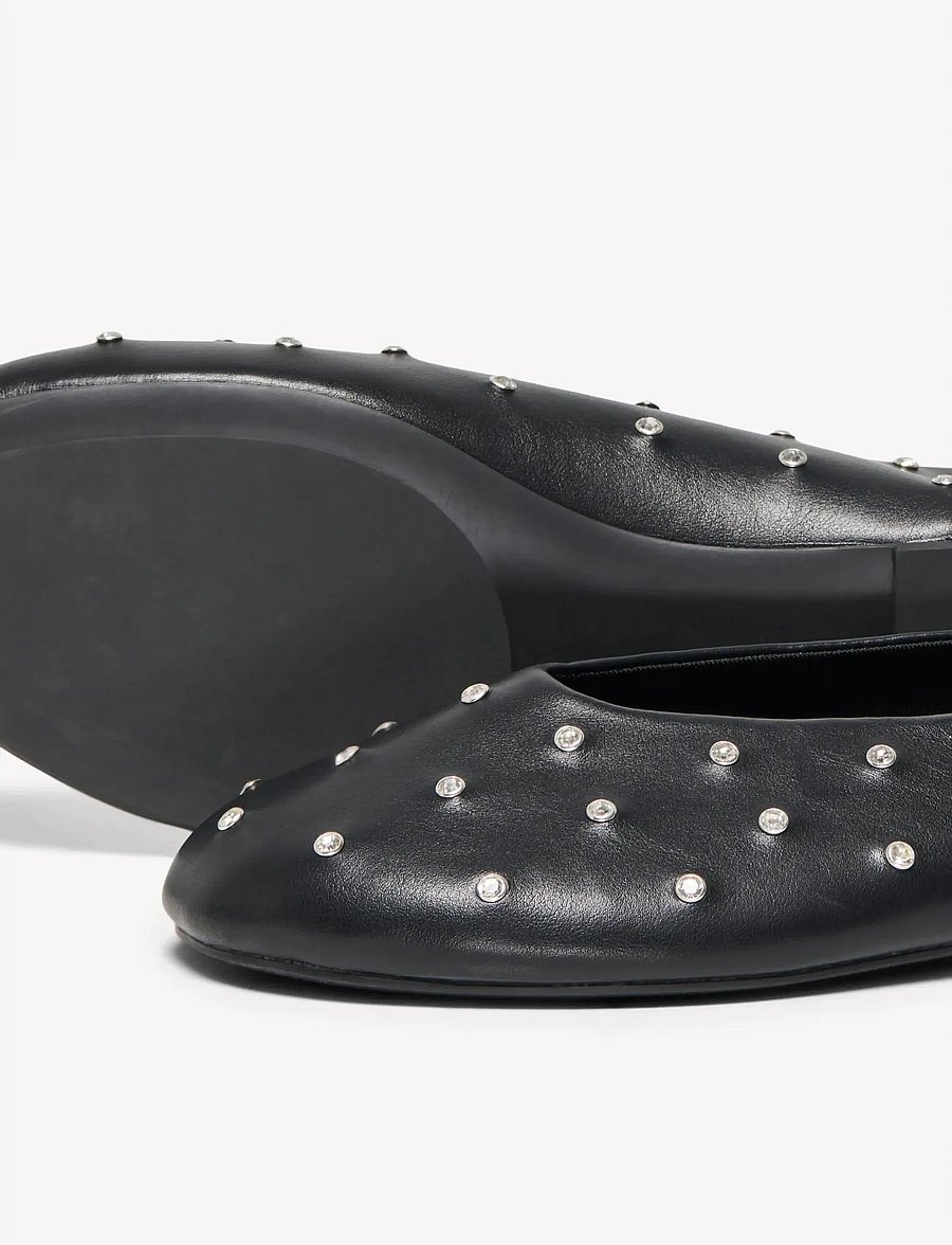 ONLY - ONLADRIANA-2 STUDS PU BALLERINA - besondere anlässe - black - 3