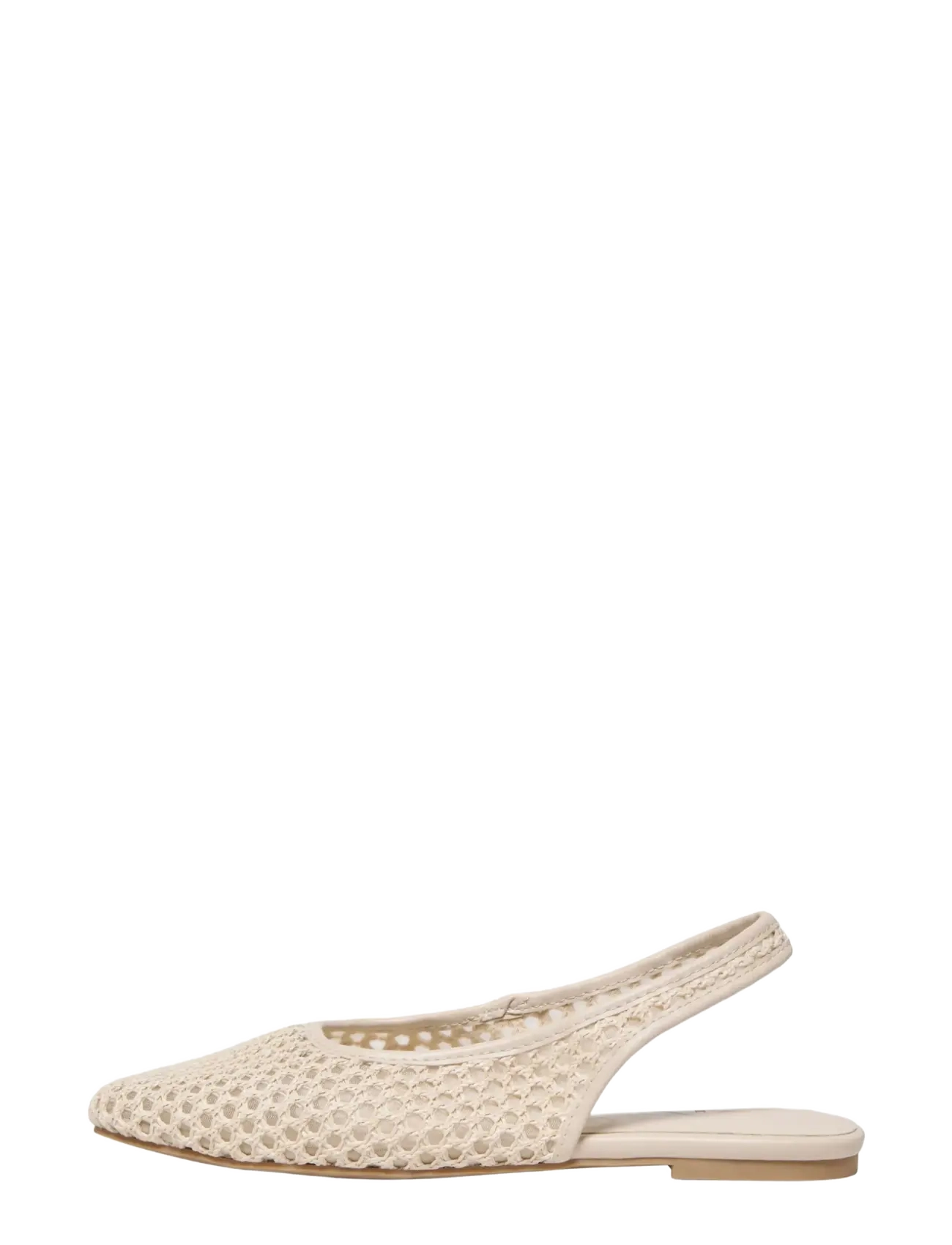 ONLY ONLAKIRA-7 WOVEN SLINGBACK BALLERINA - Nyheder - BEIGE / cream