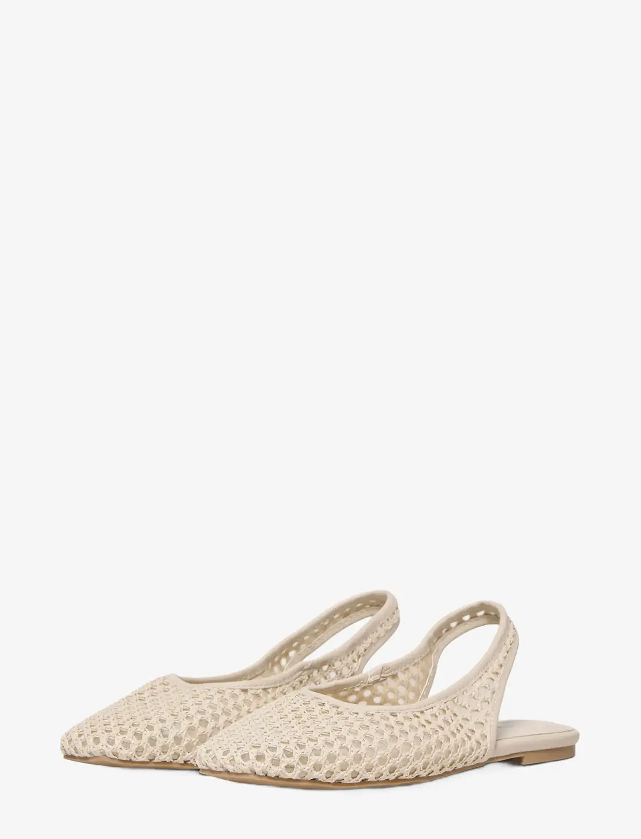 ONLY - ONLAKIRA-7 WOVEN SLINGBACK BALLERINA - særlige begivenheder - beige - 1