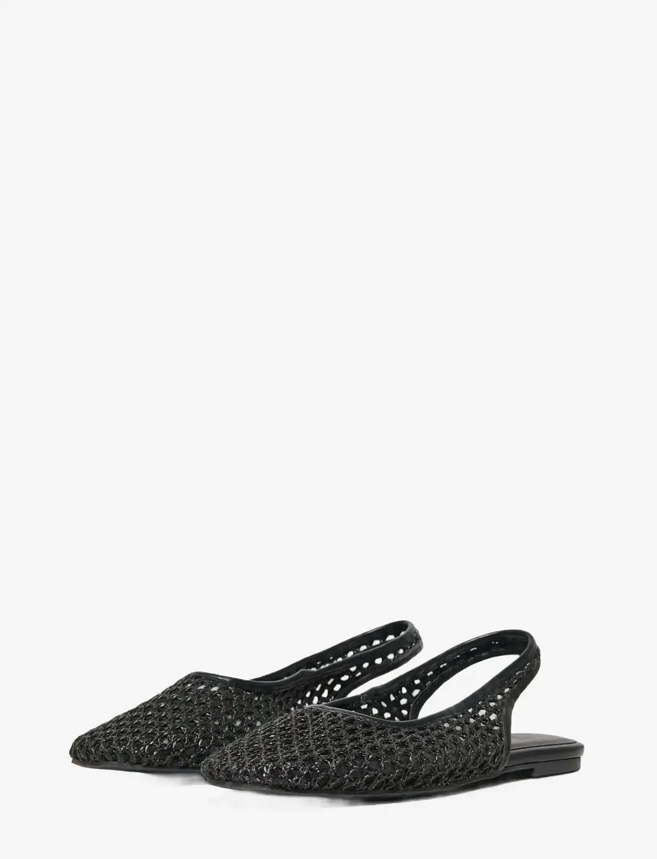 ONLY - ONLAKIRA-7 WOVEN SLINGBACK BALLERINA - flade slingbacks - black - 2