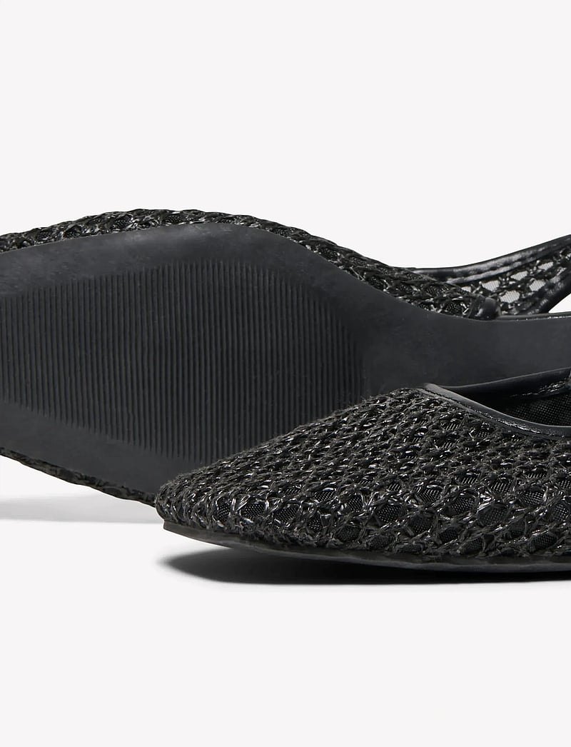 ONLY - ONLAKIRA-7 WOVEN SLINGBACK BALLERINA - flade slingbacks - black - 4
