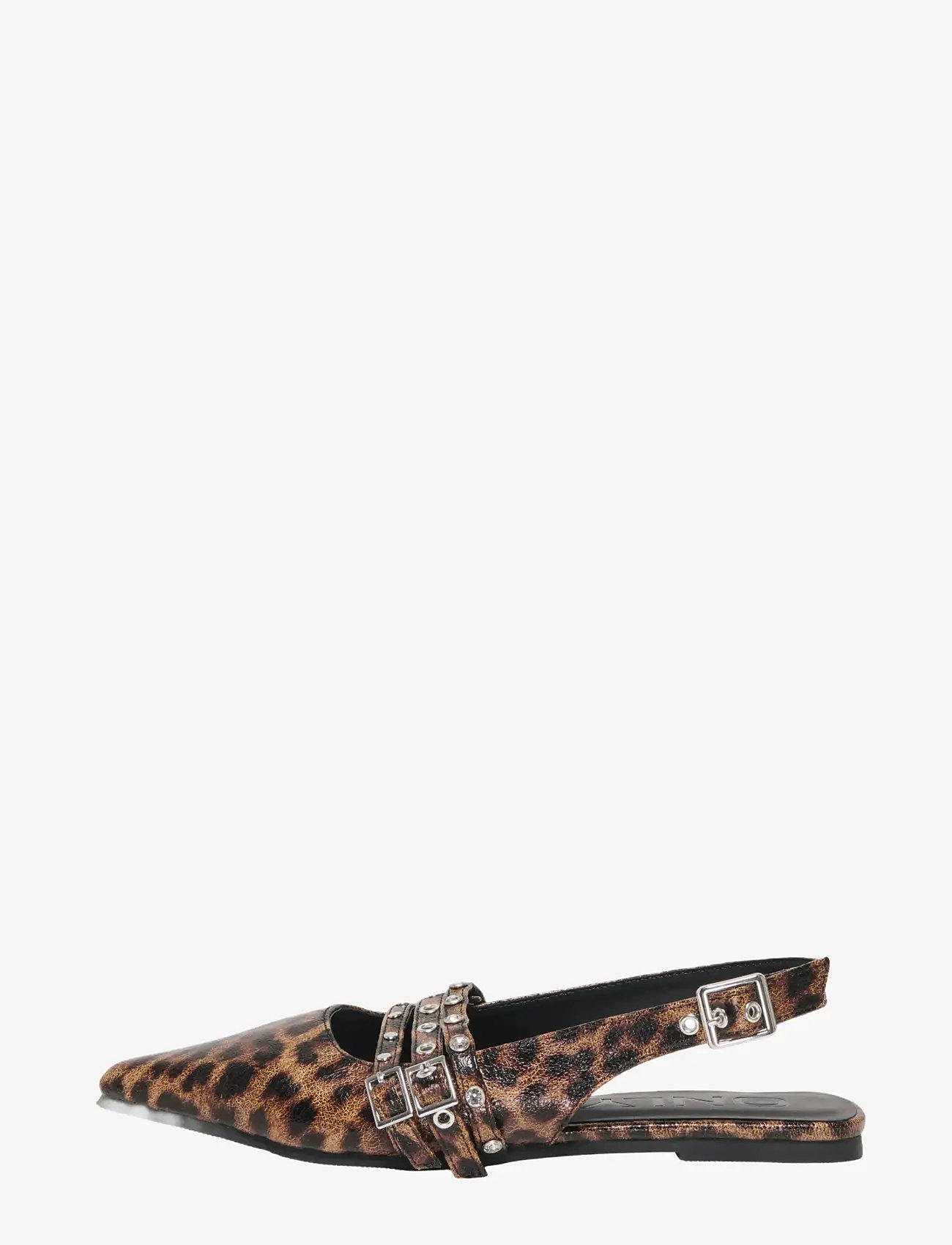 ONLY - ONLAURA-7 PU HARDWARE SLINGBACK BALLERIN - platta slingbacks - beige - 0