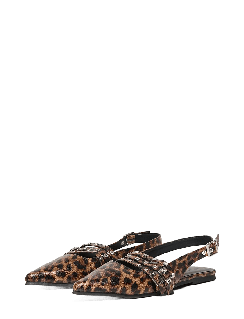 ONLY - ONLAURA-7 PU HARDWARE SLINGBACK BALLERIN - platta slingbacks - beige - 1