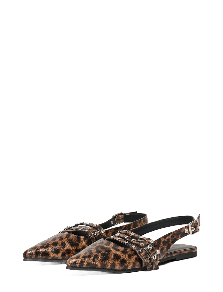 ONLY - ONLAURA-7 PU HARDWARE SLINGBACK BALLERIN - speciella tillfällen - beige - 1