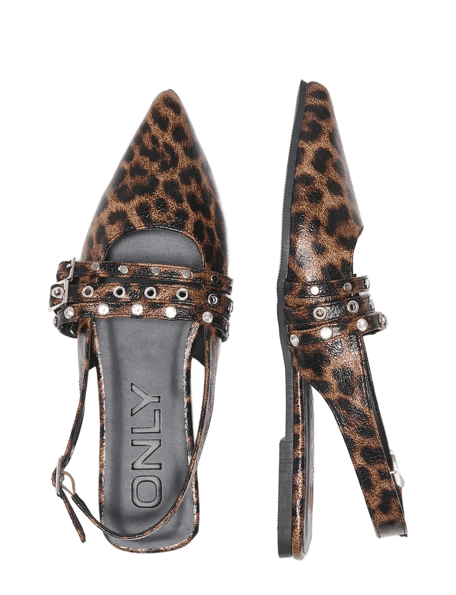 ONLY - ONLAURA-7 PU HARDWARE SLINGBACK BALLERIN - speciella tillfällen - beige - 2