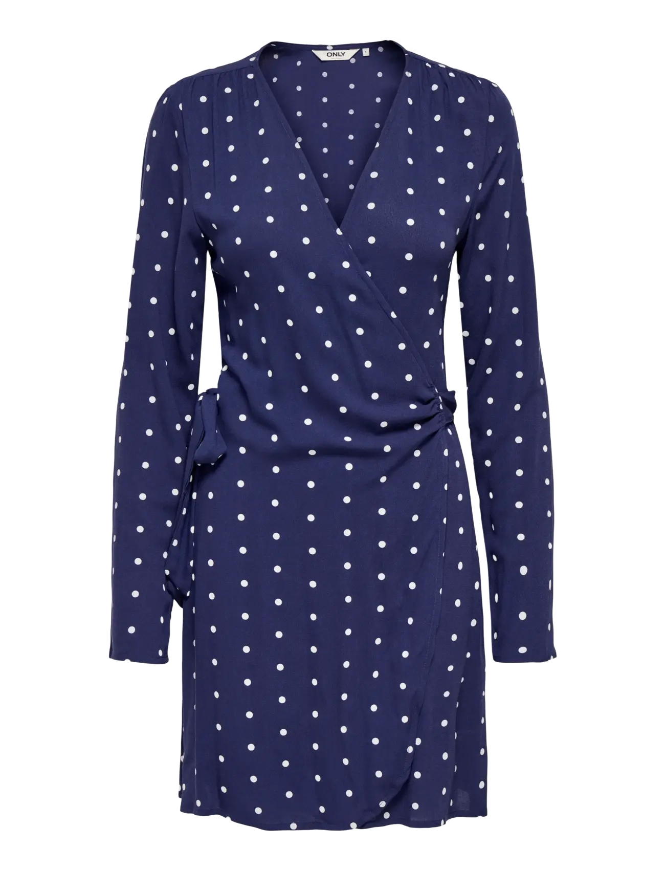 ONLY ONLKESHAV L/S V-NECK WRAP DRESS WVN - ONLY - PATRIOT BLUE / blue