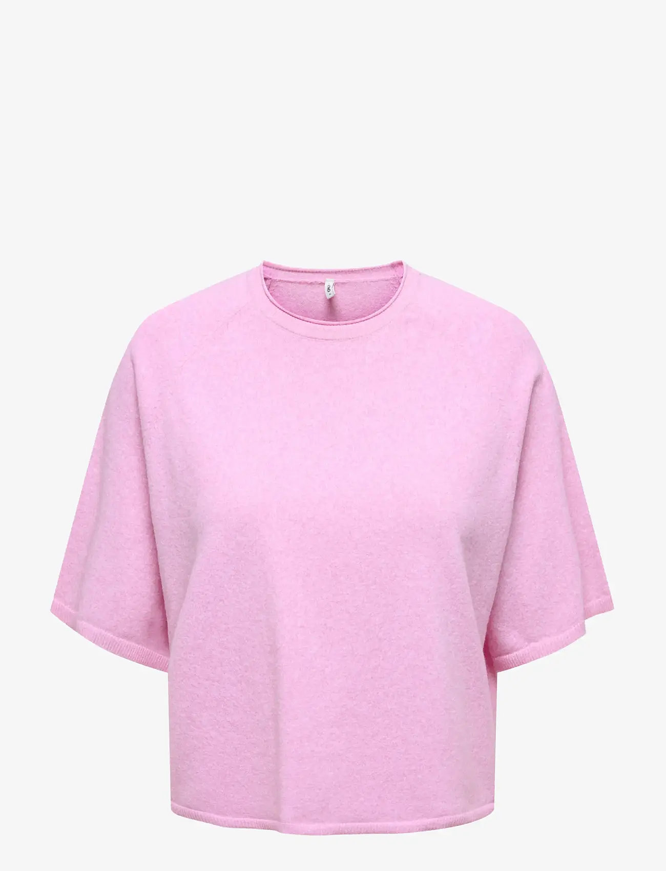 ONLY - ONLLOYAL 2/4 O-NECK KNT NOOS - sviitrid - super pink - 1